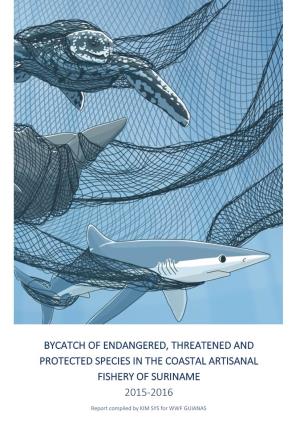Bycatch of Endangered, Threatened and Protected Species in the Coastal Artisanal Fishery of Suriname 2015-2016