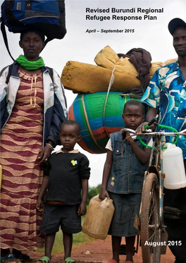 Revised Burundi Regional Refugee Response Plan August 2015
