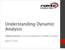 Understanding Dynamic Analysis