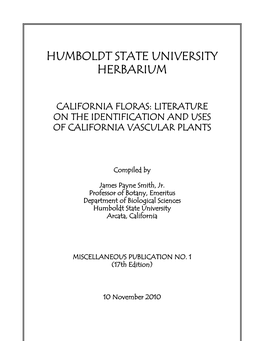 Humboldt State University Herbarium