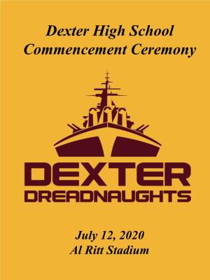 Dexter High School Commencement Ceremony
