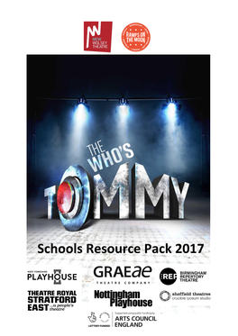 Tommy Schools Resource Pack