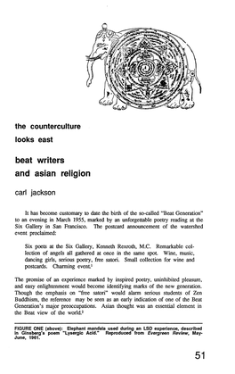 Beat Writers and Asian Religion