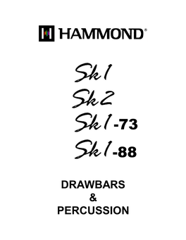 Drawbars & Percussion