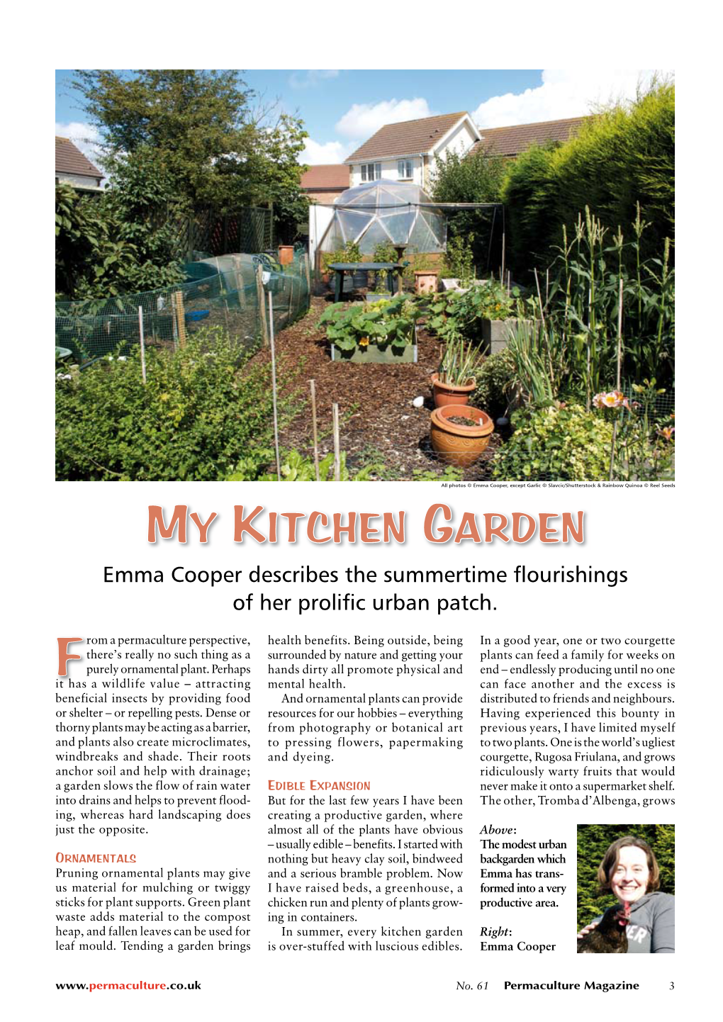 My Kitchen Garden Emma Cooper Describes the Summertime Flourishings of Her Prolific Urban Patch