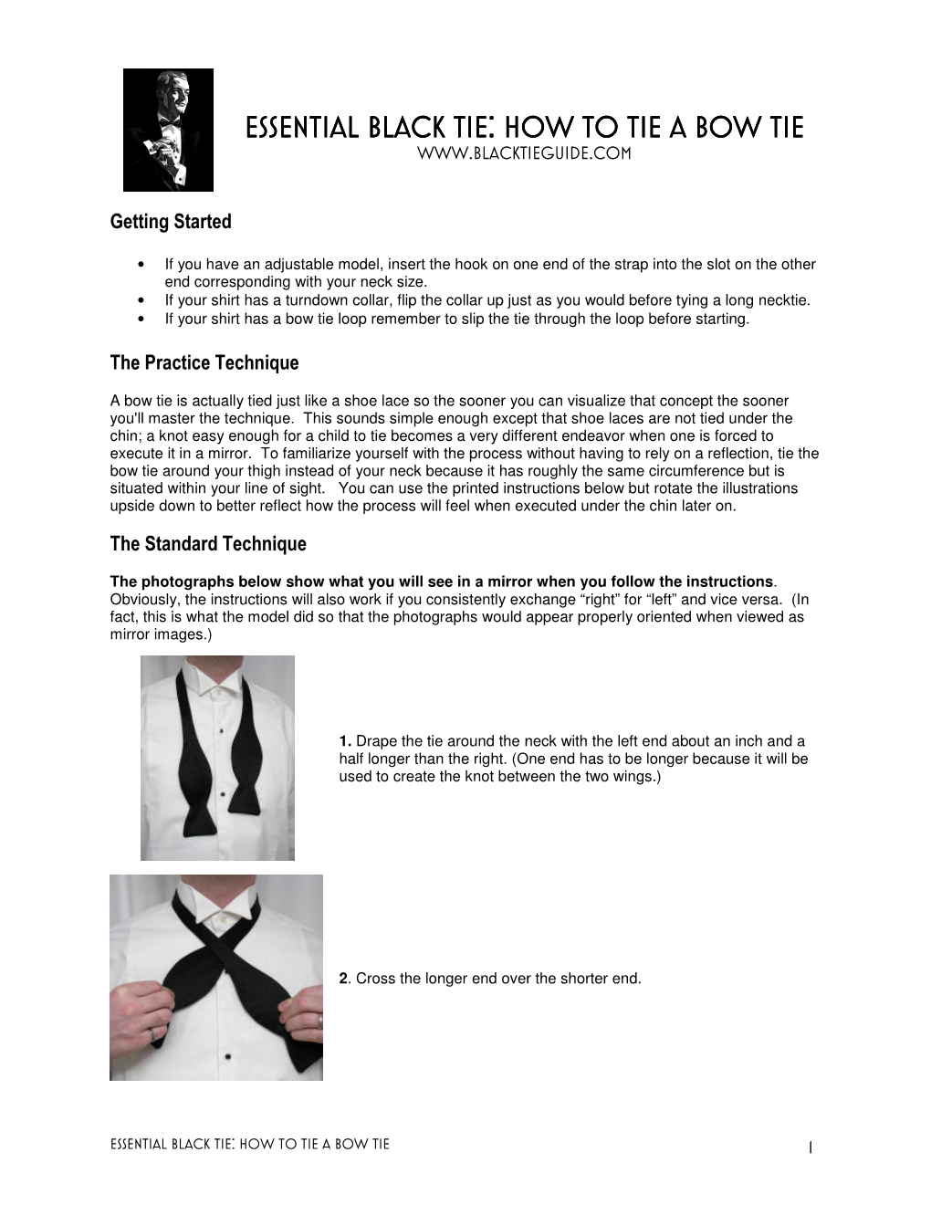 How to Tie a Bow Tie