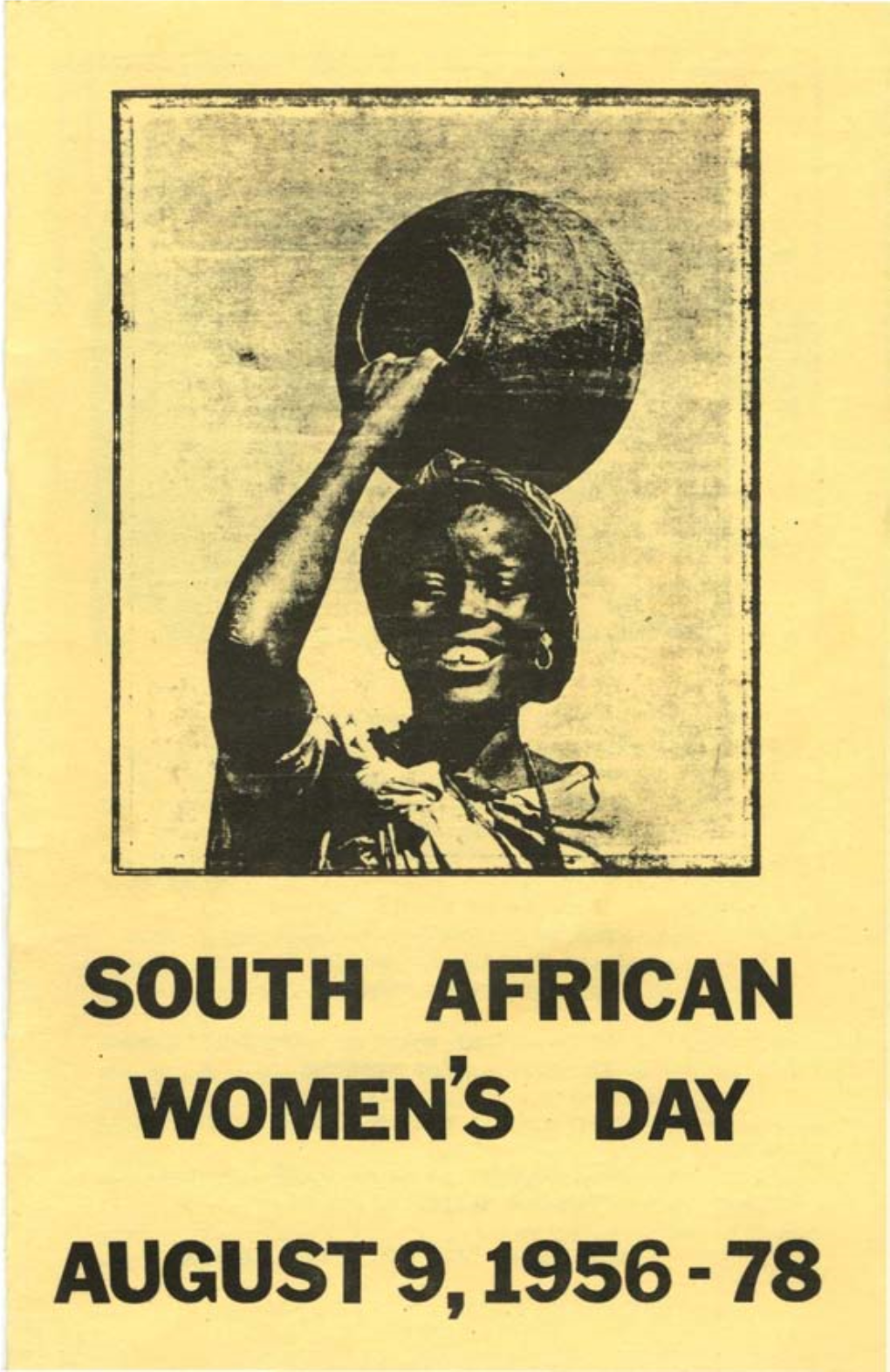 South African .Women's . Day August 9, 1956 • 78