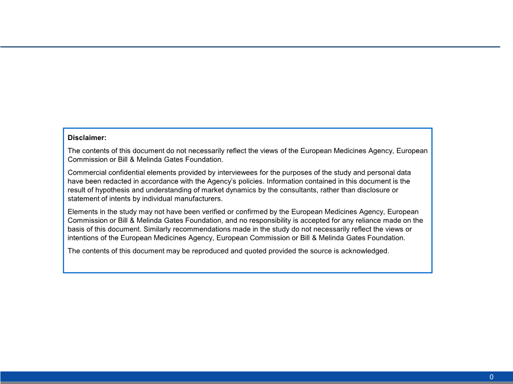 Defining the Strategic Vision for the EMA 'Article 58' Process