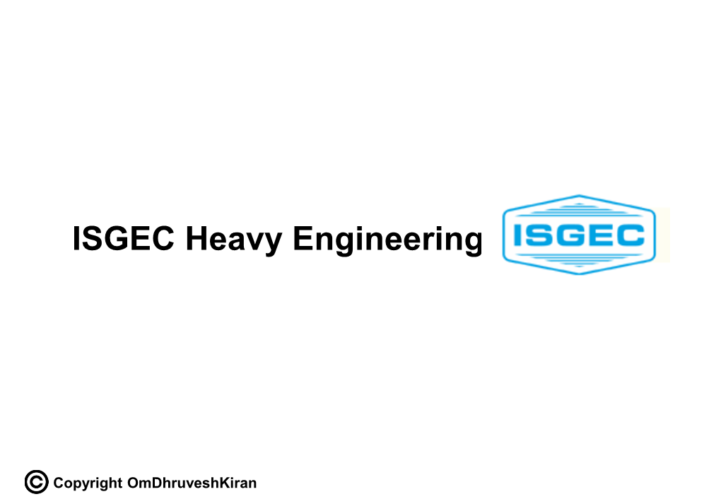 ISGEC Hitachi Zosen That Will Focus on the Process Equipment to Fertilizer Industry