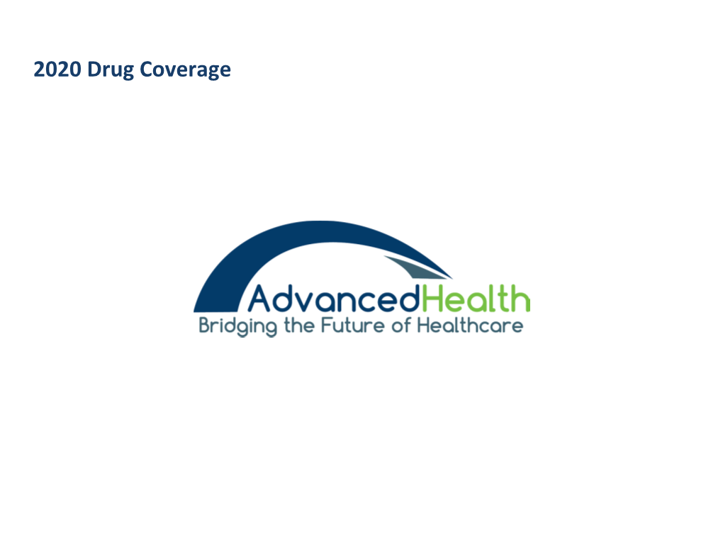 2020 Drug Coverage