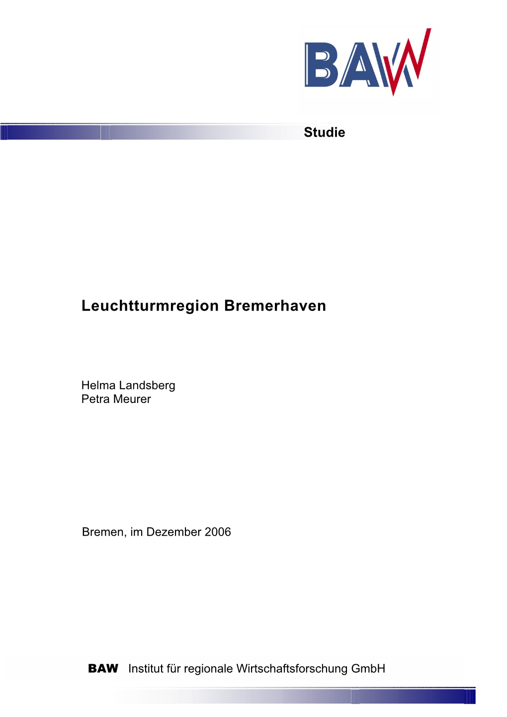 Leuchtturmregion Bremerhaven