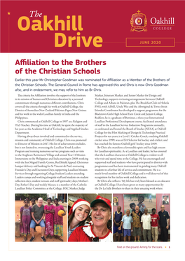 Affiliation to the Brothers of the Christian Schools