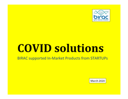 COVID Solutions
