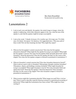 Lamentations 2