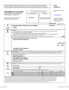 Licensing Division for the Correct Form