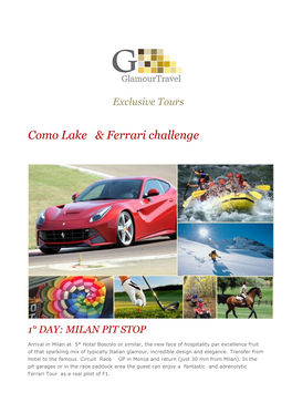 Como Lake & Ferrari Challenge
