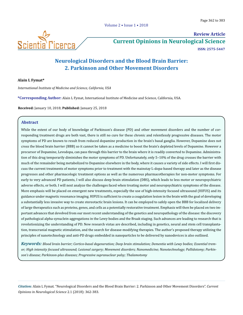 Neurological Disorders and the Blood-Brain Barrier