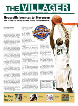 Hoopsville Bounces to Stevenson Ten Teams Set out to Win the Annual DIII Tournament
