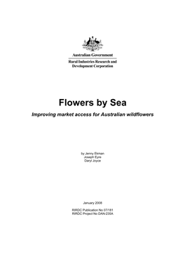 Flowers by Sea – Improving Market Access