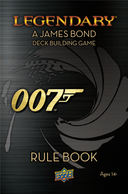 James Bond Deck Building Game