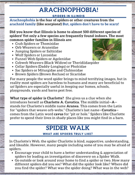 Arachnophobia! Spider Walk