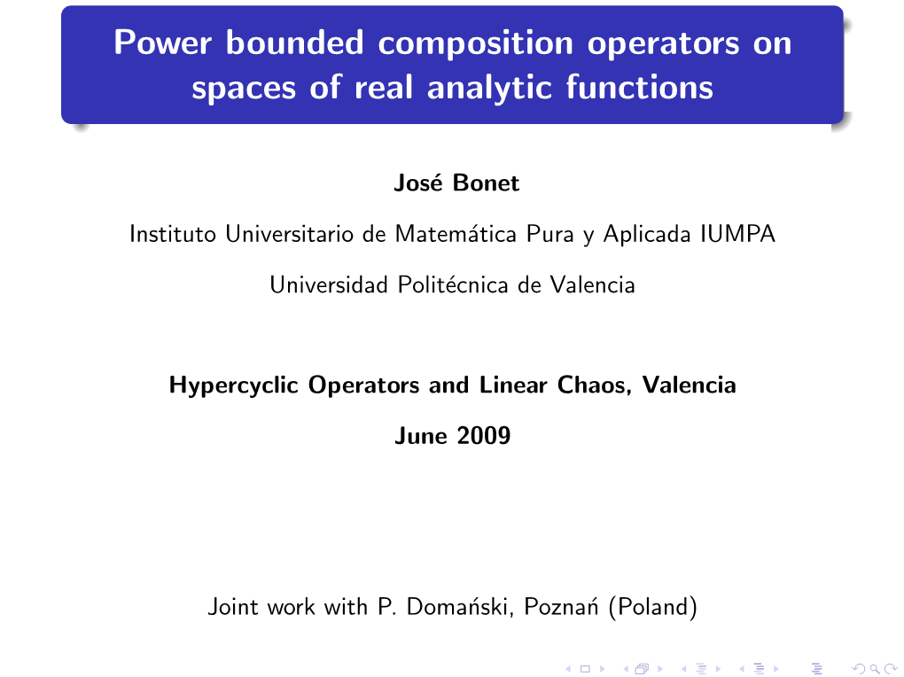 Power Bounded Composition Operators on Spaces of Real Analytic Functions