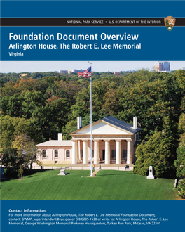 Foundation Document Overview, Arlington
