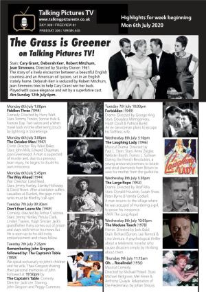 The Grass Is Greener on Talking Pictures TV! Stars: Cary Grant, Deborah Kerr, Robert Mitchum, Jean Simmons