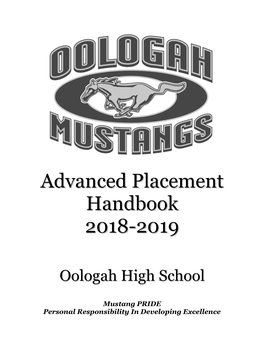 Advanced Placement Handbook 2018-2019