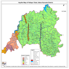 Aquifer Map of Yellapur Taluk, Uttara Kannada District