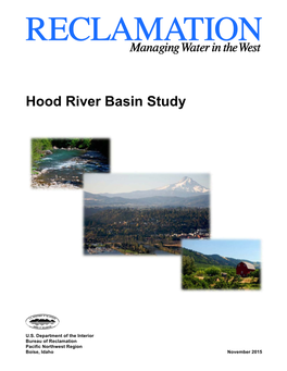 Hood River Basin Study