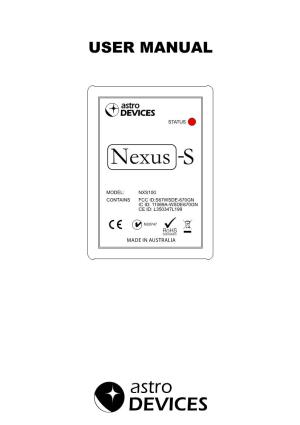 Nexus-S User Manual, Revision