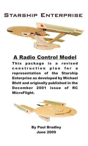 Flying R/C Model of the Starship Enterprise Build Package