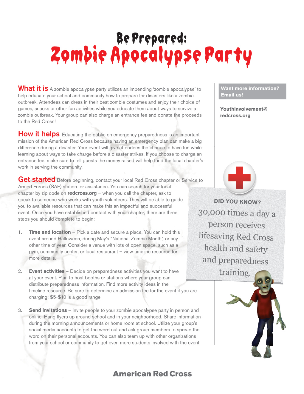 Zombie Apocalypse Party