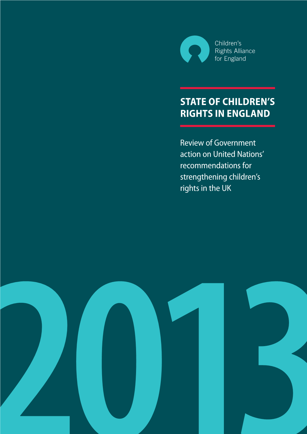State of Children's Rights in England