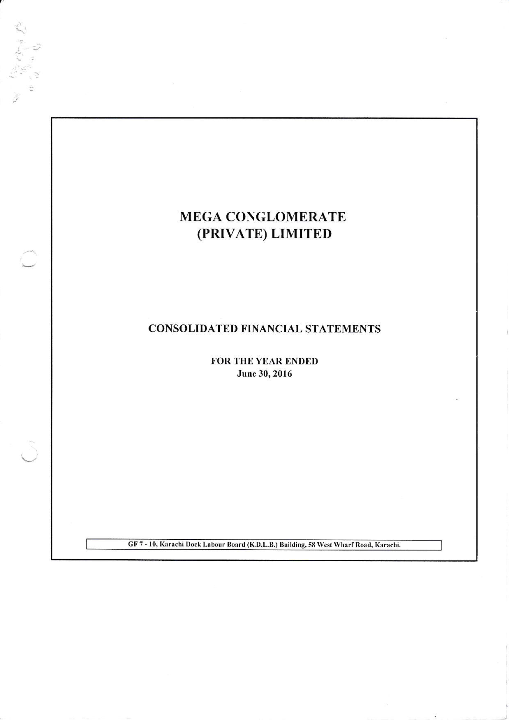 Mega Conglomerate (Private) Limited