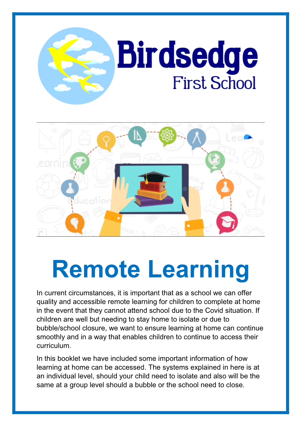 Remote Learning Parent Information Booklet