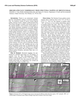 Dike-Related Fault Morphology from Structural Mapping of Sirenum Fossae