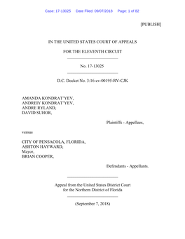 [Publish] in the United States Court Of