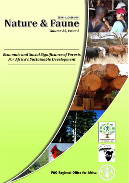 2011. Economic and Social Significance of Forests for Africa's