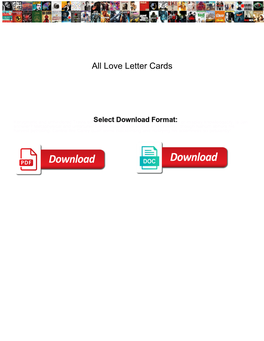 All Love Letter Cards