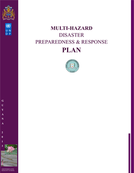 National Multi-Hazard Disaster Preparedness and Response Plan- GUYANA