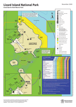 Lizard Island National Park Map (PDF, 523KB)