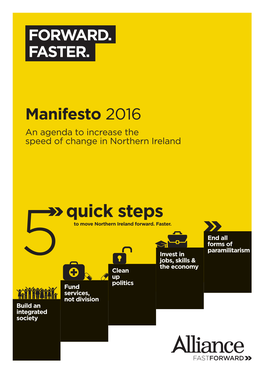 Alliance Party Manifesto 2016