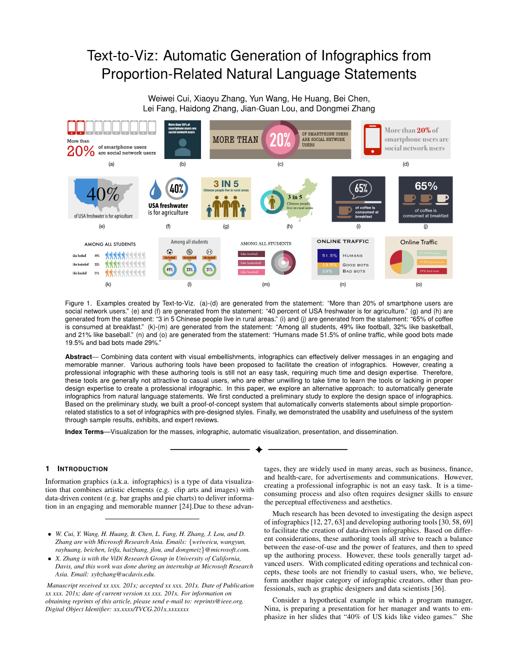 Text-To-Viz: Automatic Generation of Infographics from Proportion-Related Natural Language Statements