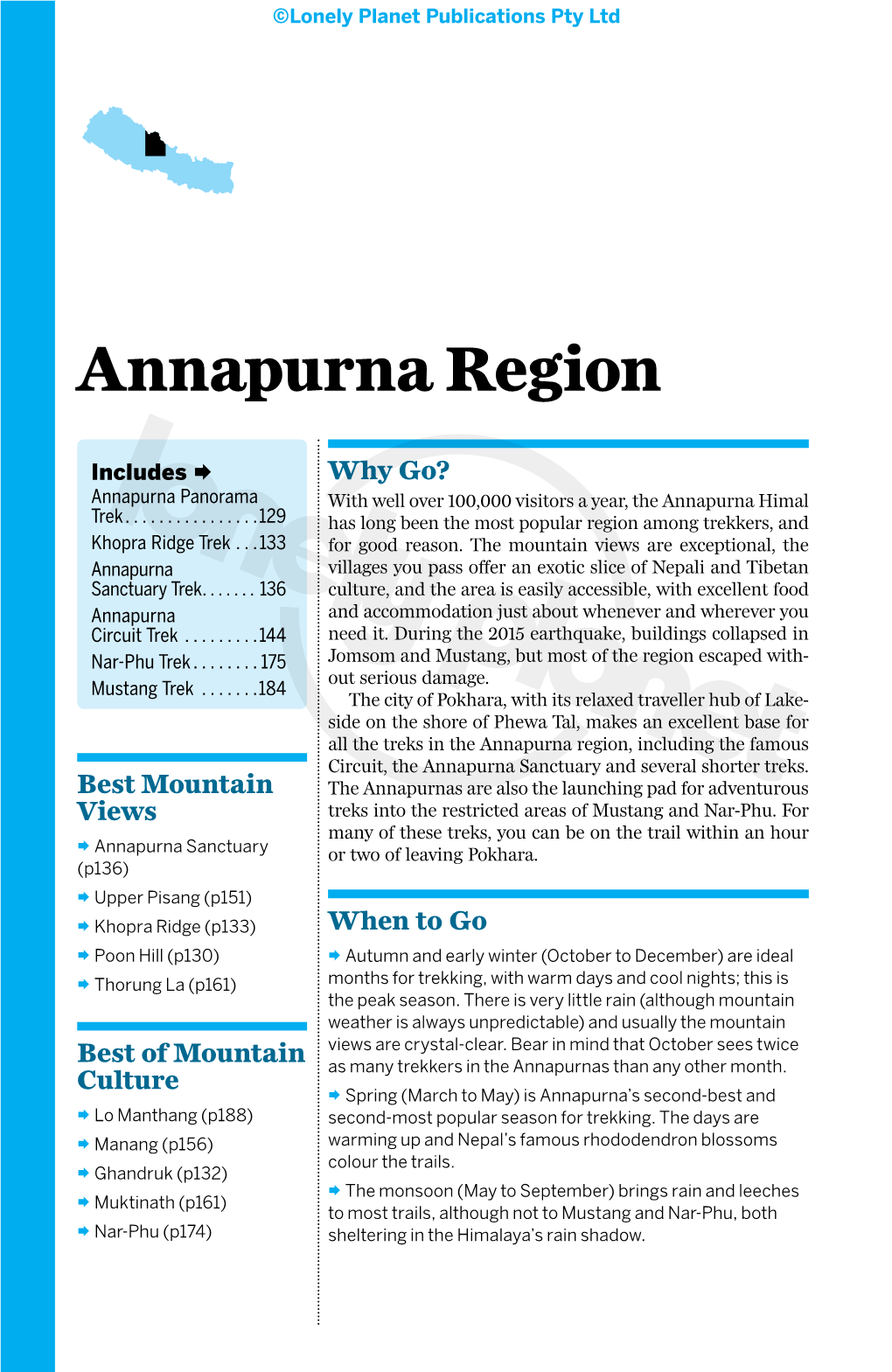 Annapurna Region