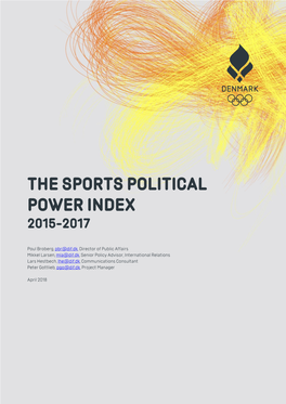 The Sports Political Power Index 2015–2017