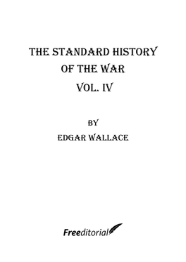 The Standard History of the War Vol. IV