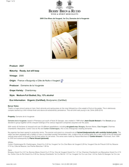 Vougaeraie-Clos-Blanc-2005.Pdf