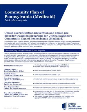 Opioid Prescriber Reference Guide